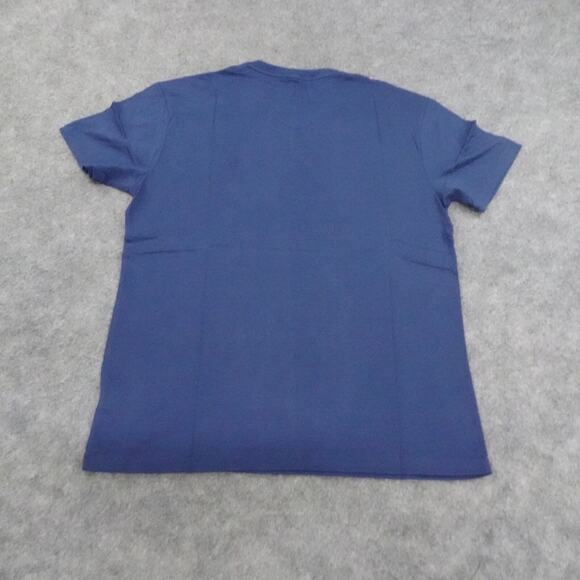 Polo Ralph Lauren T Shirt Mens Small V Neck Rustic Navy Blue Red Pony Cotton U - Picture 11 of 12